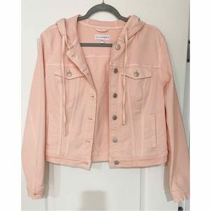 Anne Taylor Loft Purely Peach Denim Jacket